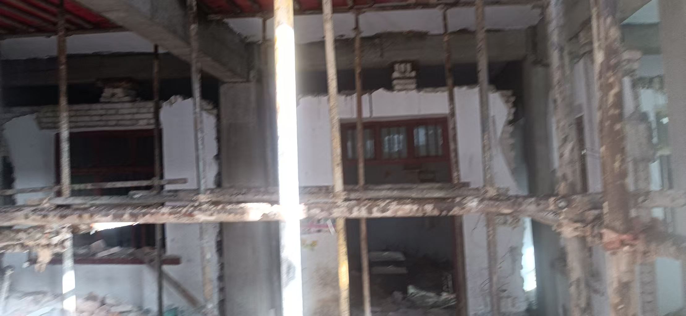 驻马店市房屋改框架墙体改大梁 - 方案